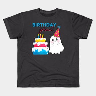 Birthday Ghoul (Ghost) Kids T-Shirt